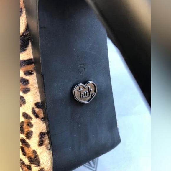 TUK Lana Leopard Marilyn Platform - Picture 4 of 6